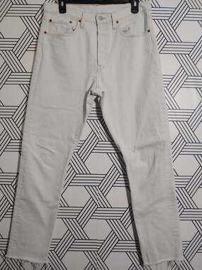 Womens Levi 501 Button Fly Jeans Size 30